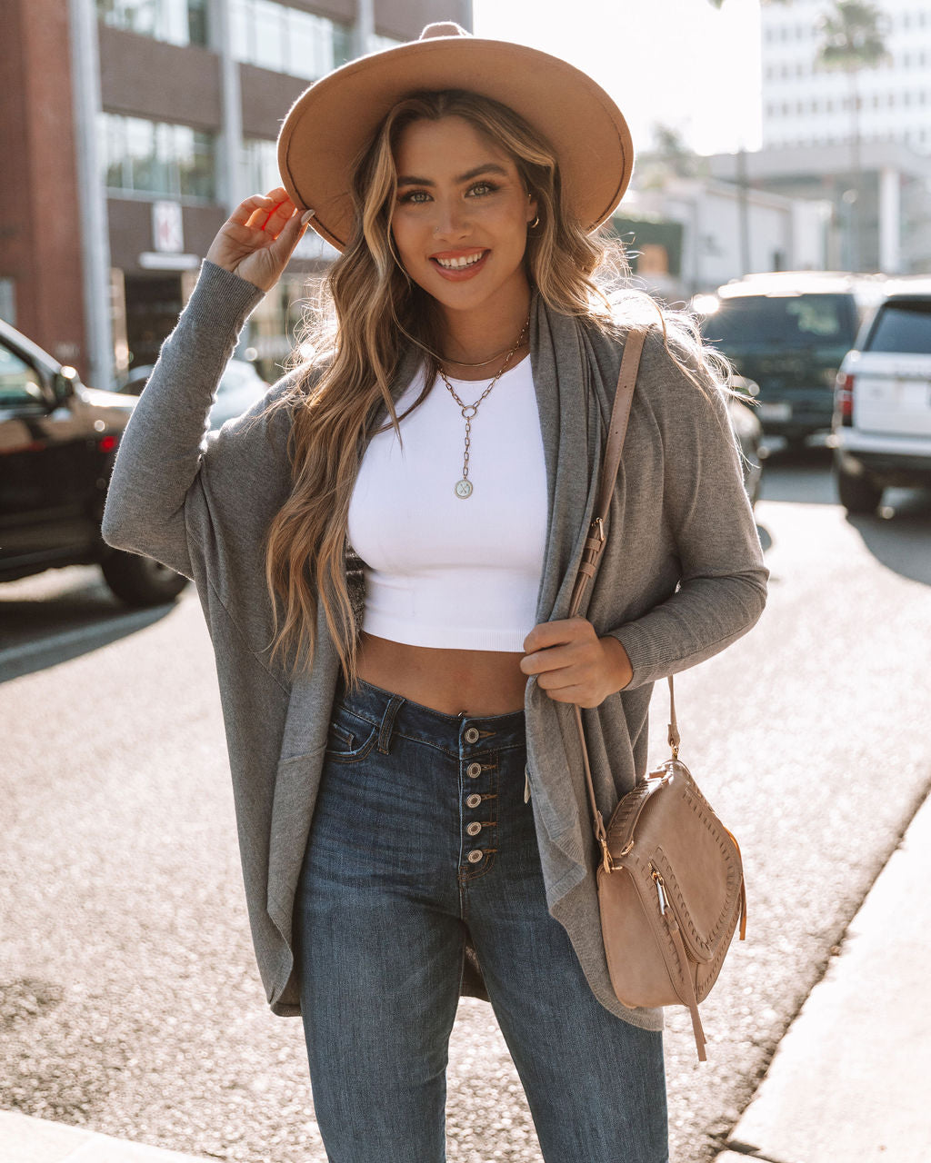 Graydon Dolman Knit Cardigan - Charcoal