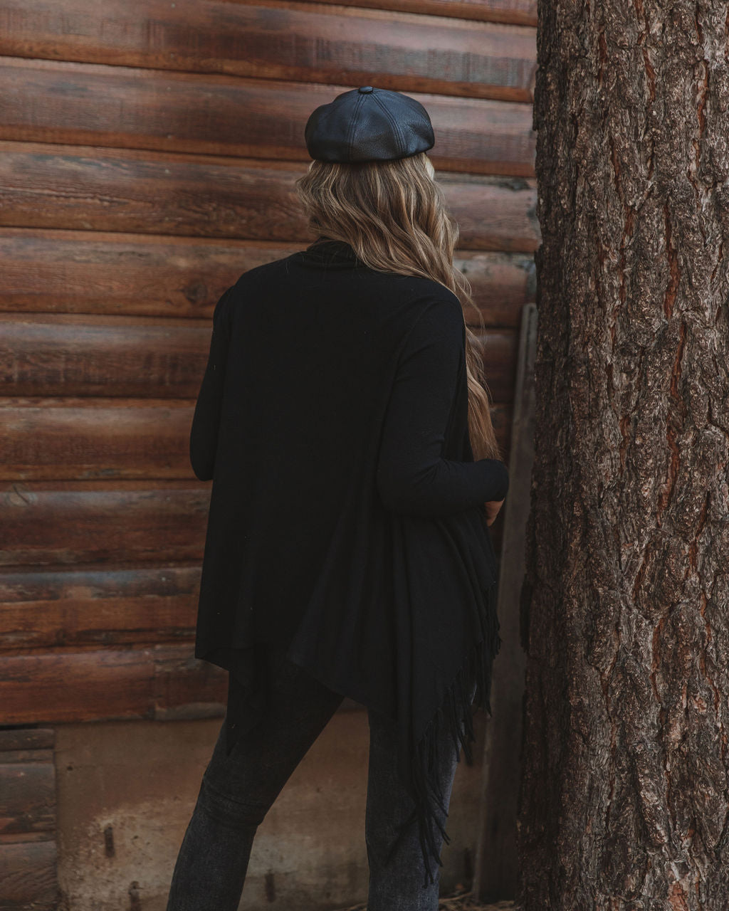 Shawl Fringe - Black