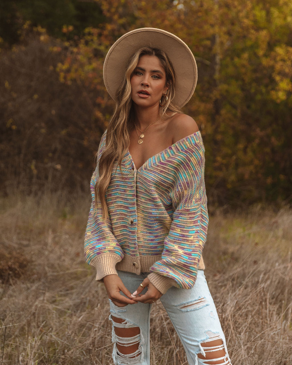 Lazaro Button Front Knit Cardigan