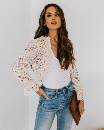 Maryland Cotton Crochet Bolero
