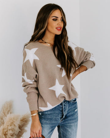 She's A Star Soft Knit Sweater