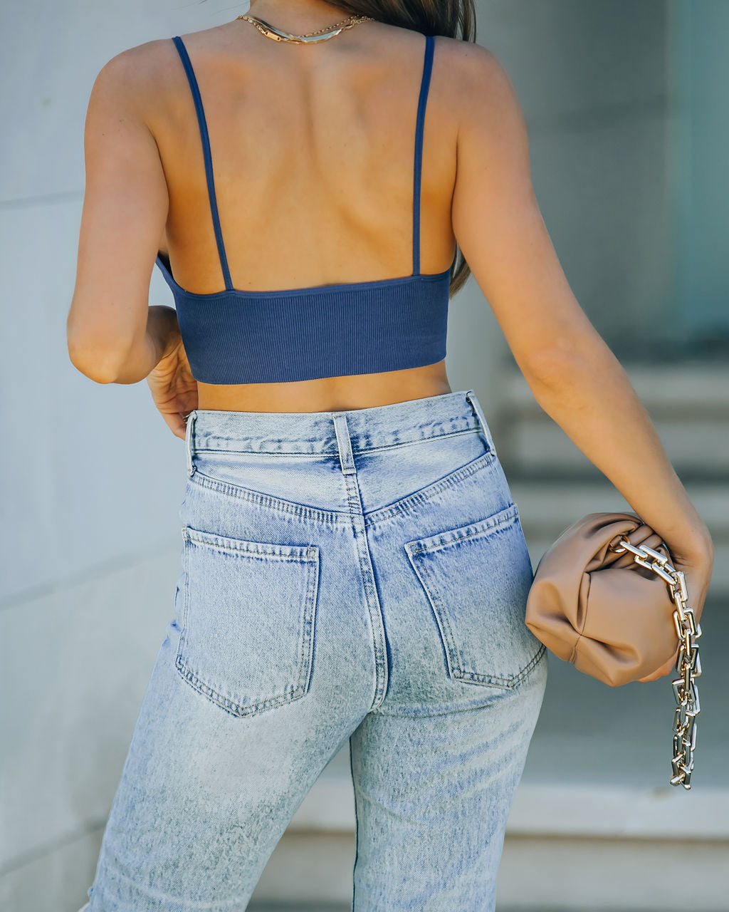 Shoreline Bralette - Navy