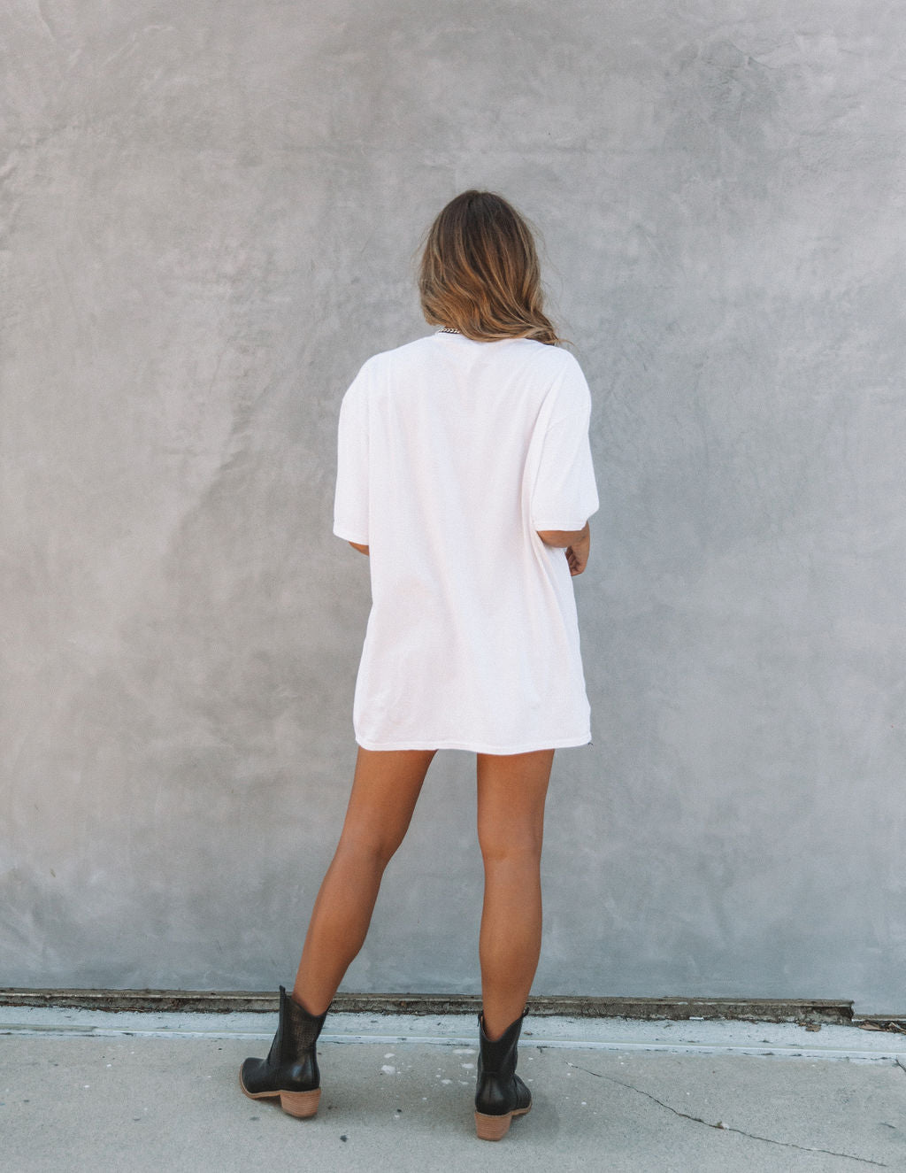 Sangria Under The Sun Cotton Relaxed Tee