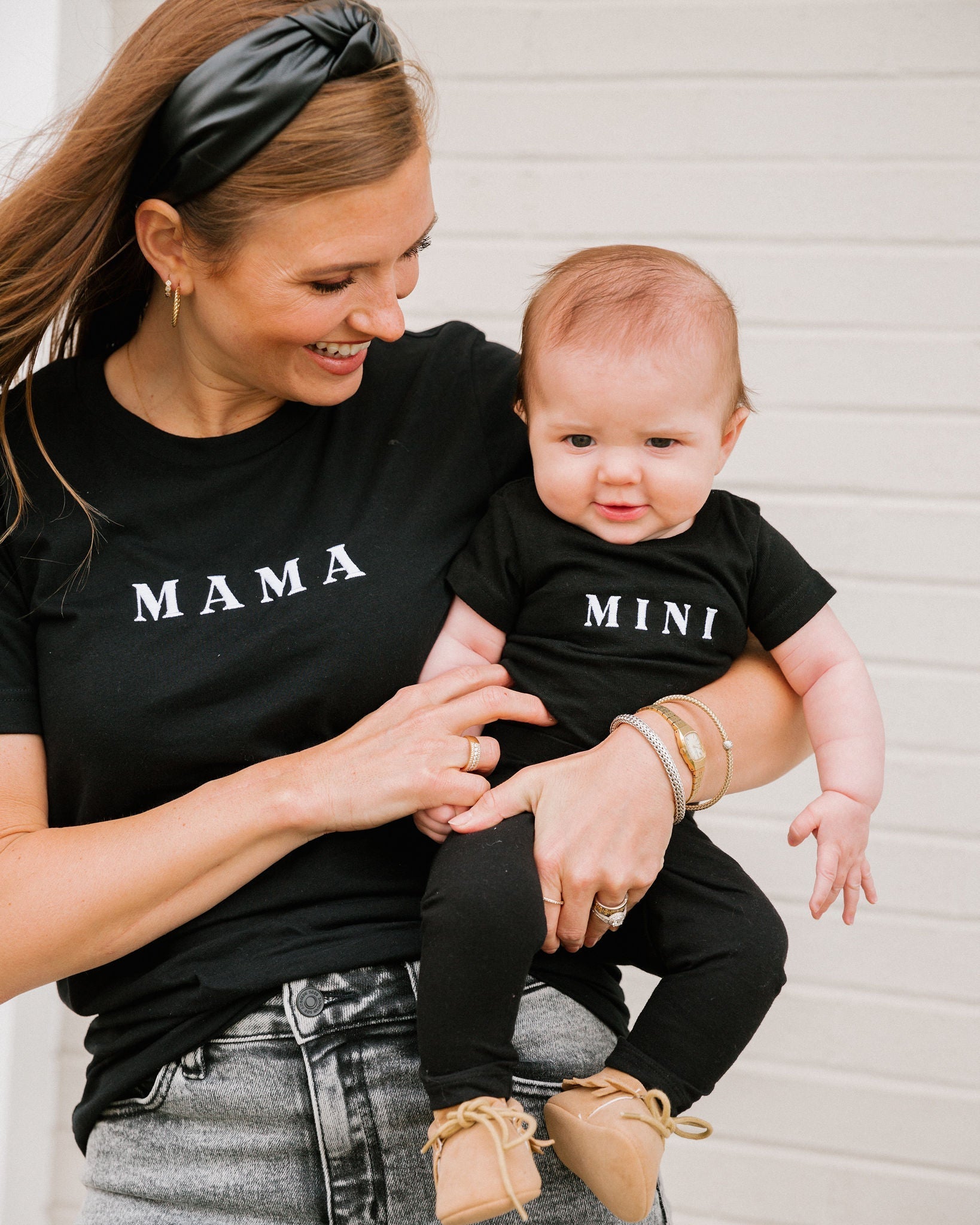 Mini - Embroidered Cotton Tee