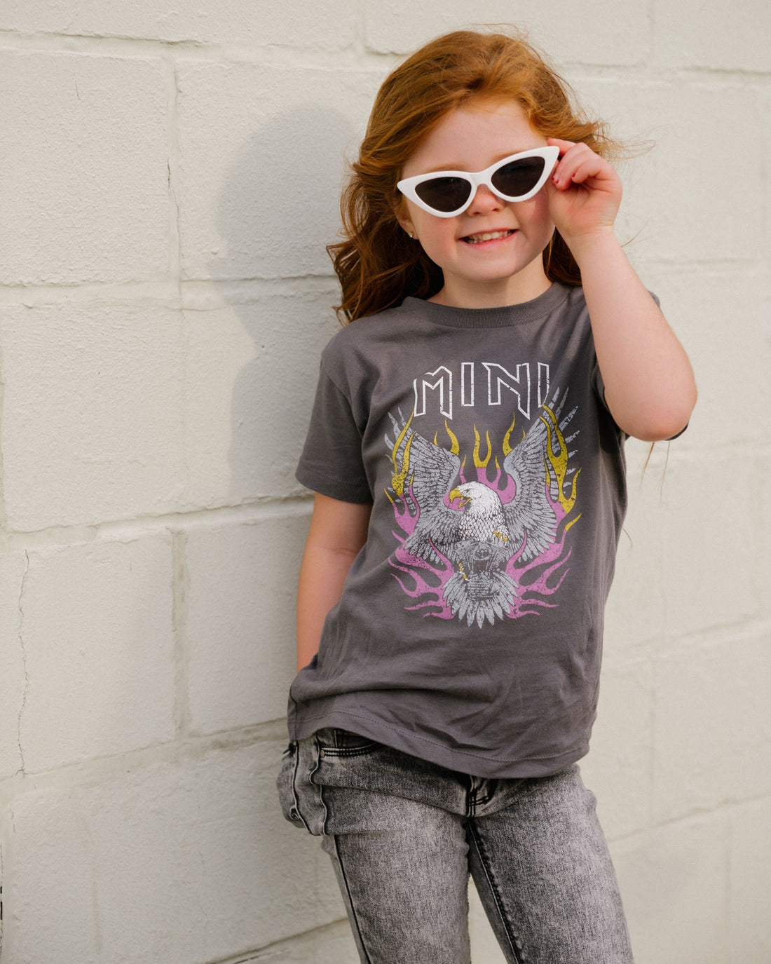 Mini - Rock' N Eagle Cotton Tee