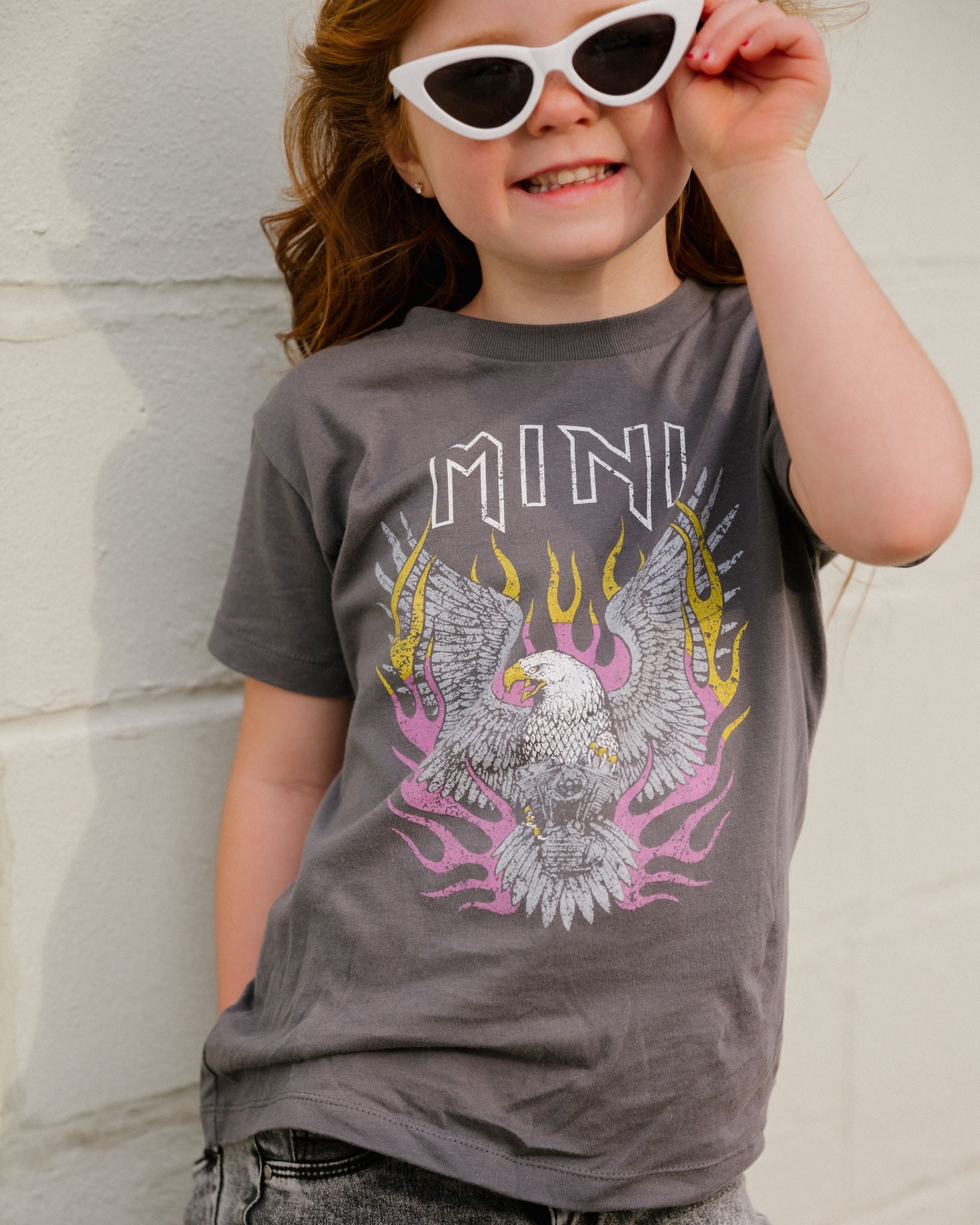 Mini - Rock' N Eagle Cotton Tee