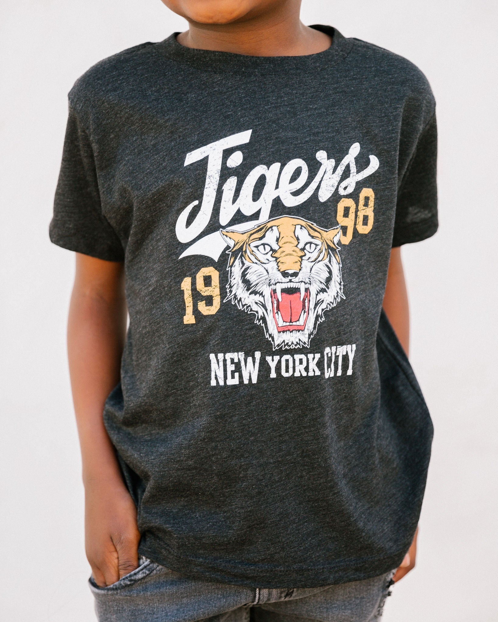 Mini - New York City Tigers Cotton Blend Tee