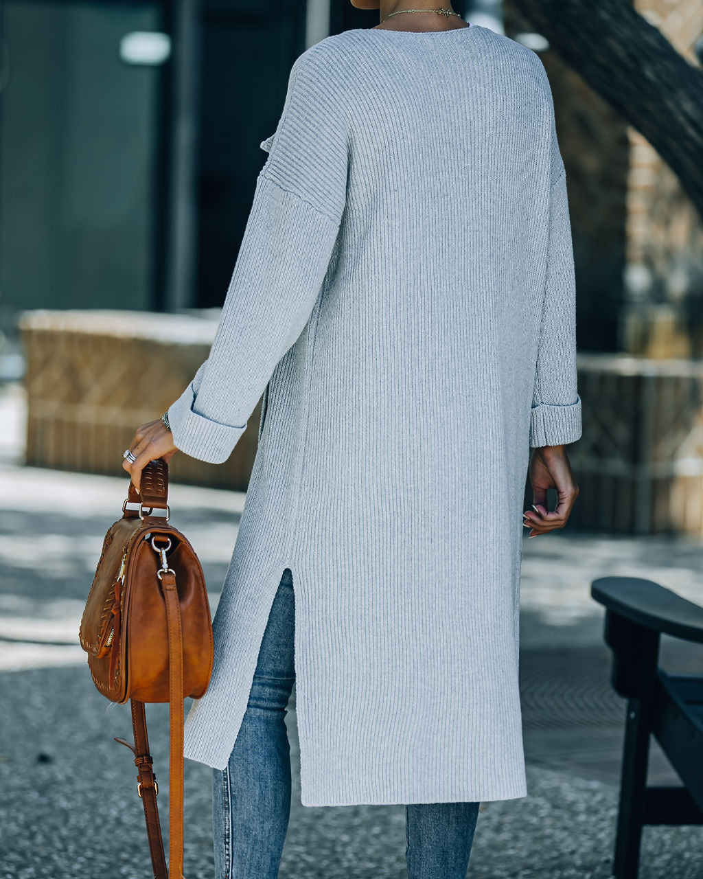 Martin Knit Cardigan - Heather Grey