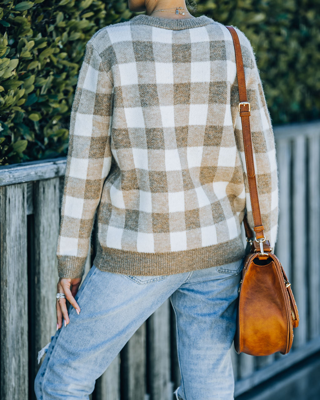 Robson Checkered Knit Sweater