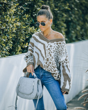 Round The Bend Relaxed Knit Sweater