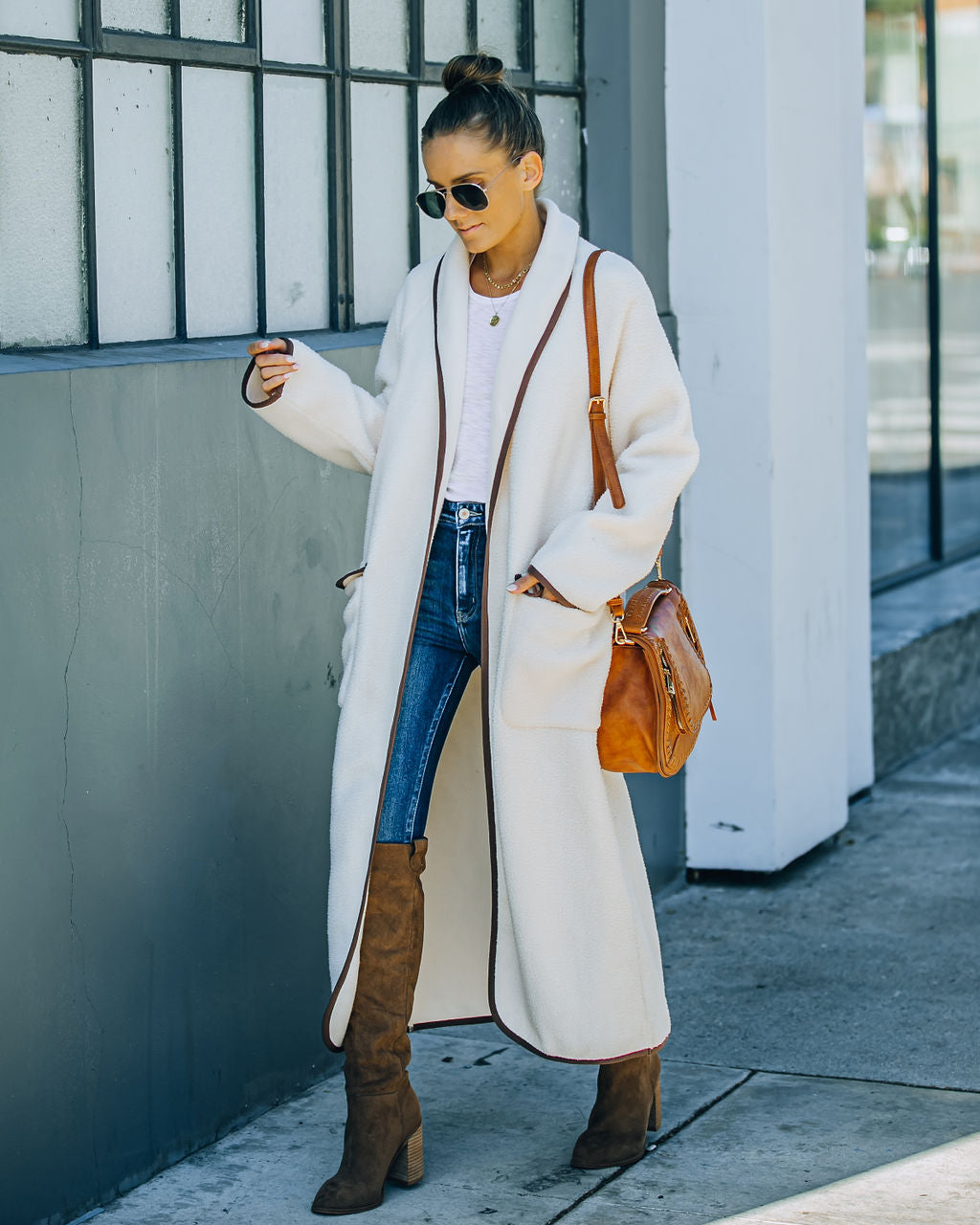 Livy Pocketed Fleece Coat