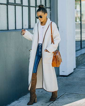 Livy Pocketed Fleece Coat