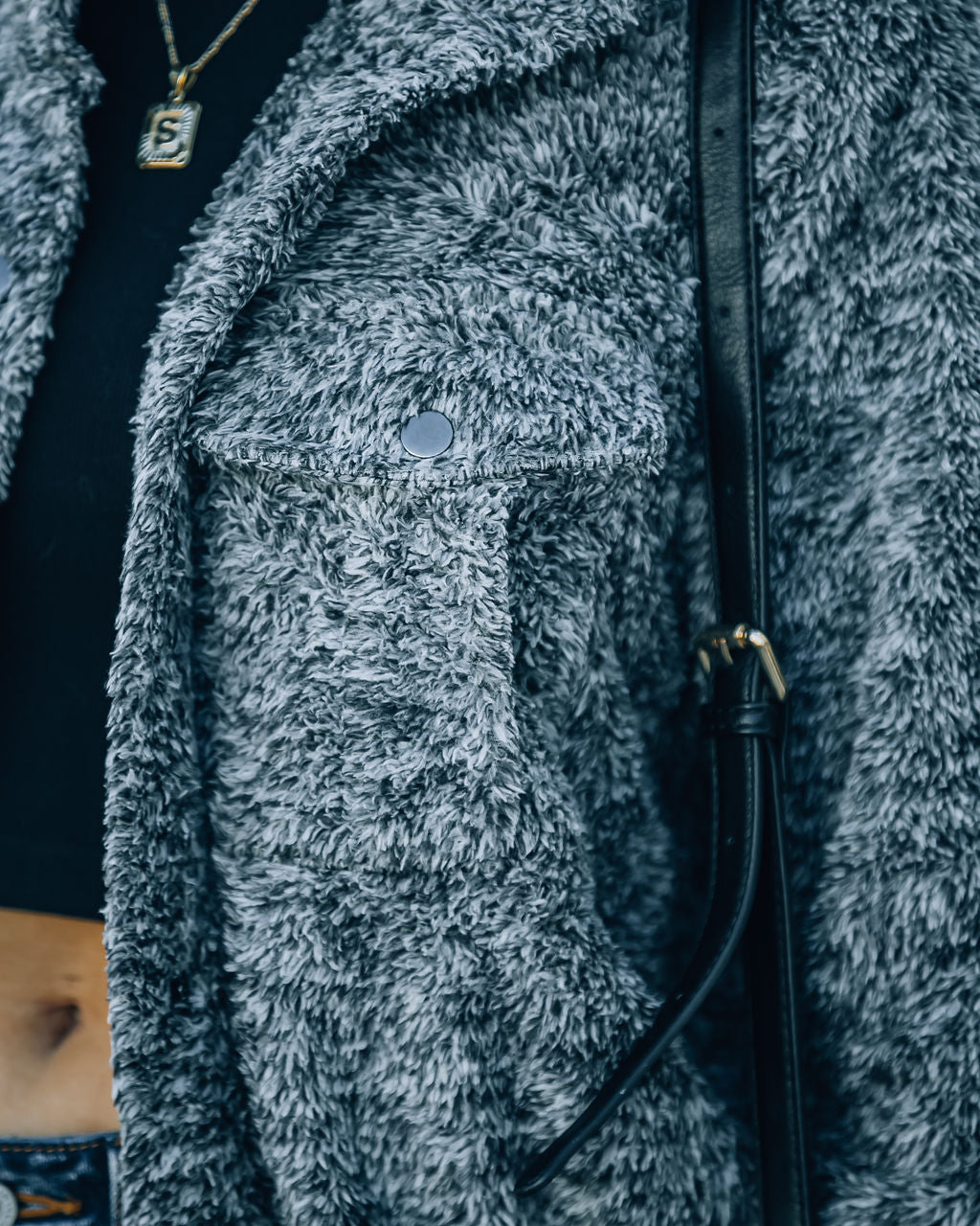 Gavyn Soft Knit Jacket - Heather Charcoal