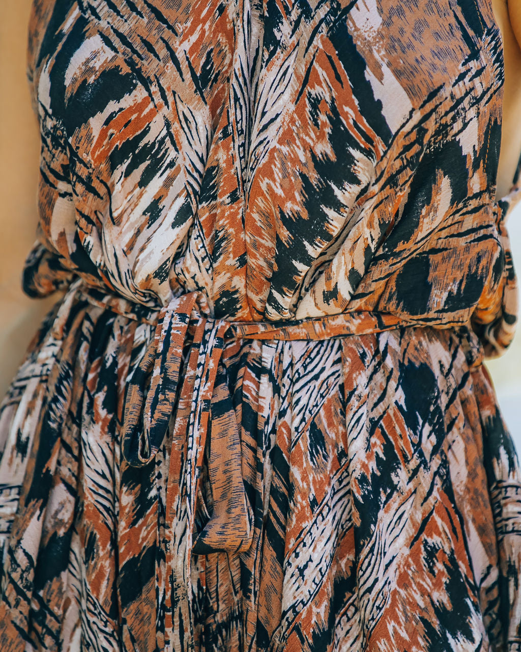 Shaine Printed Asymmetrical Jumpsuit