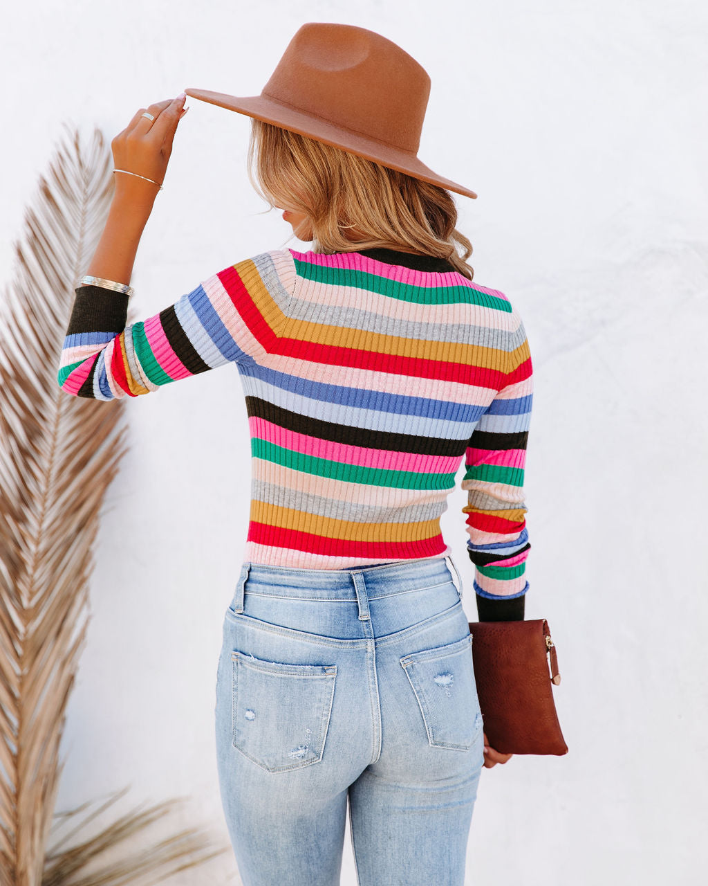 Free To Love Striped Sweater