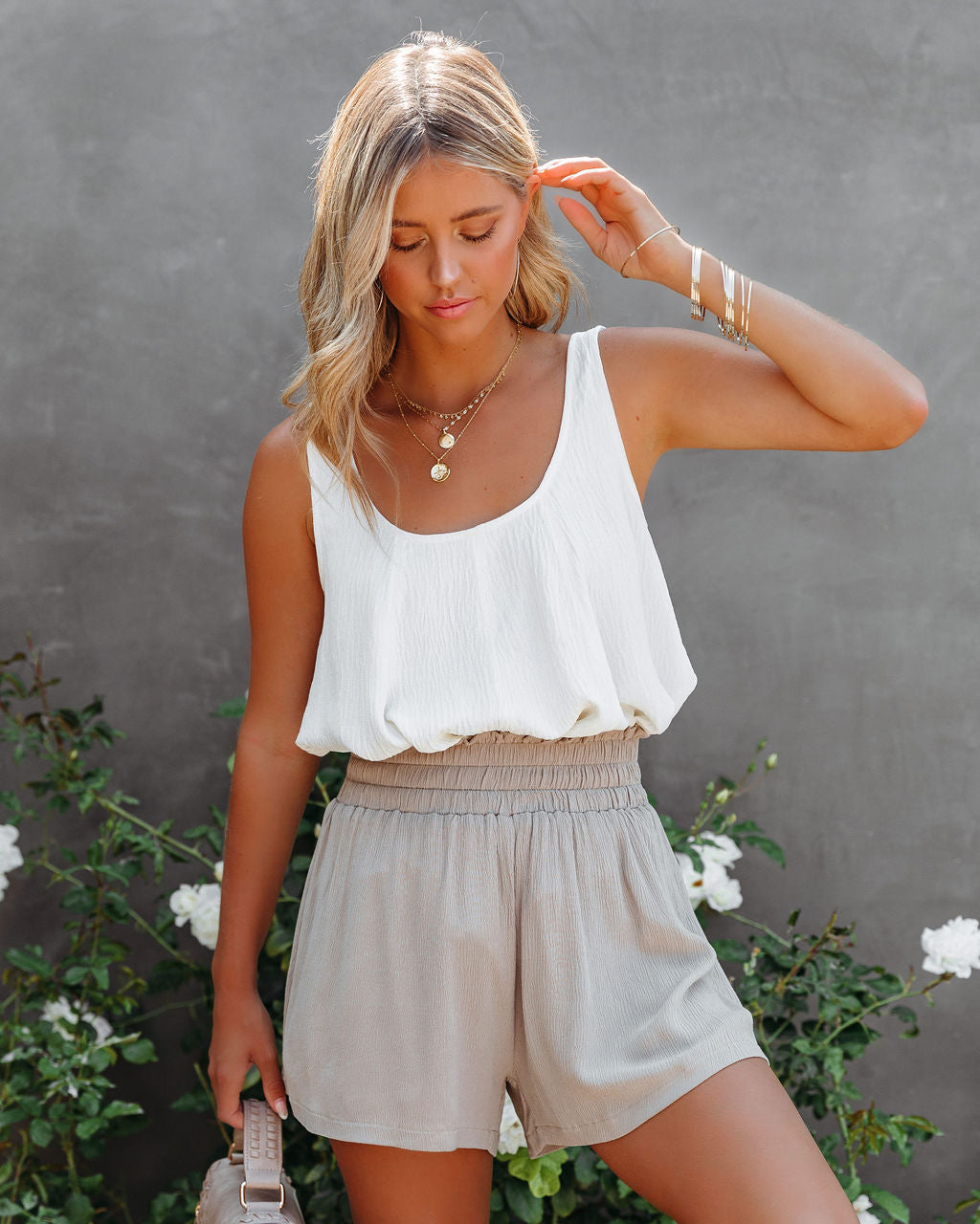 Gramm High Rise Shorts - Sage