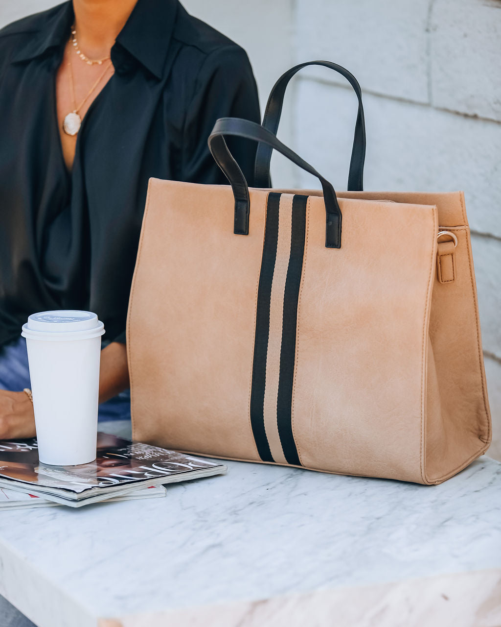 Royce Tote Bag - Natural