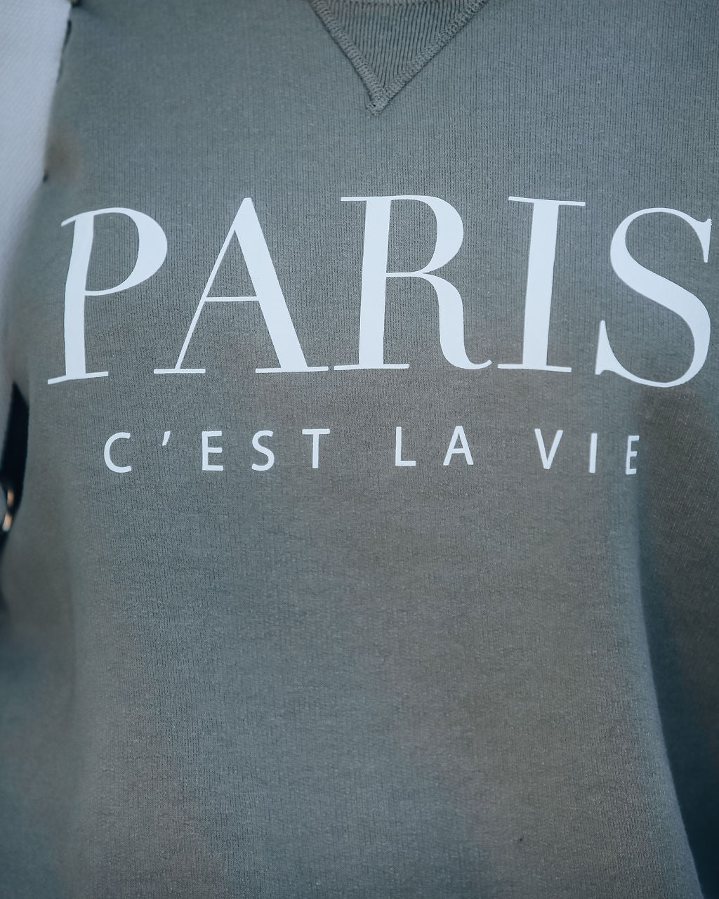 Paris C'est La Vie Premium Cotton Blend Sweatshirt