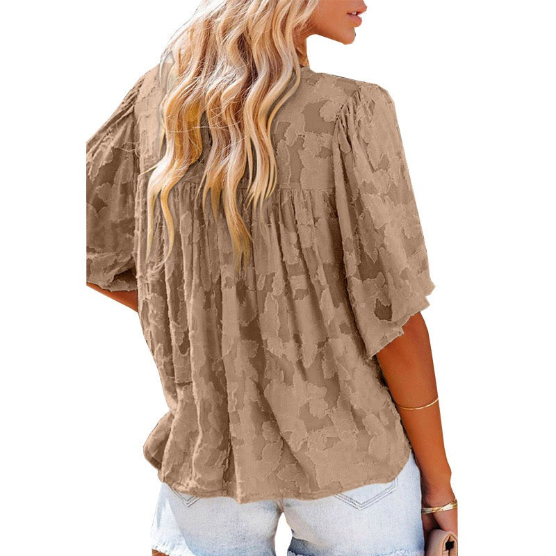 Mon Amour Kimono Top - Rust