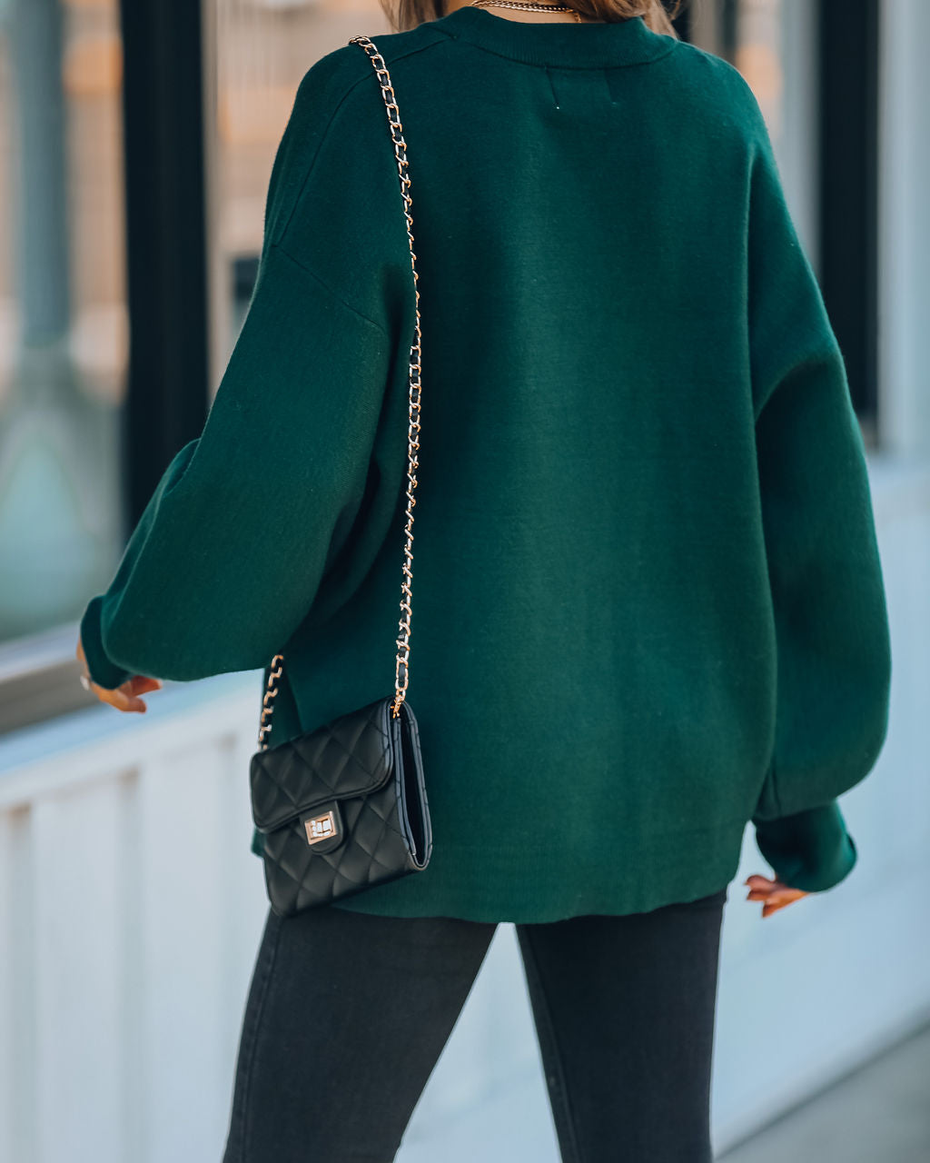 Lexa Knit Sweater - Hunter Green