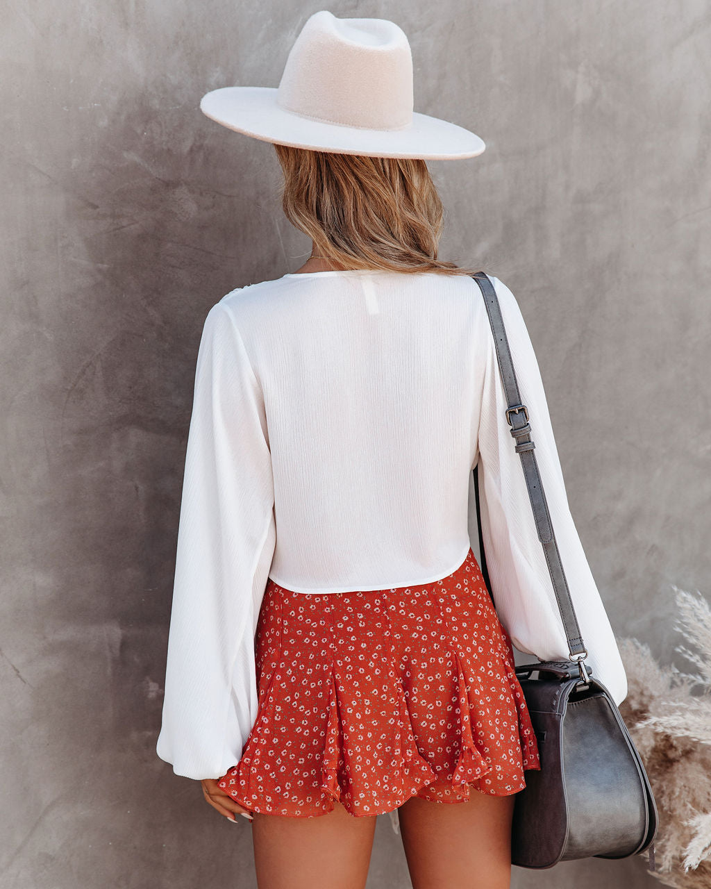 Krishan Floral Ruffle Mini Skort