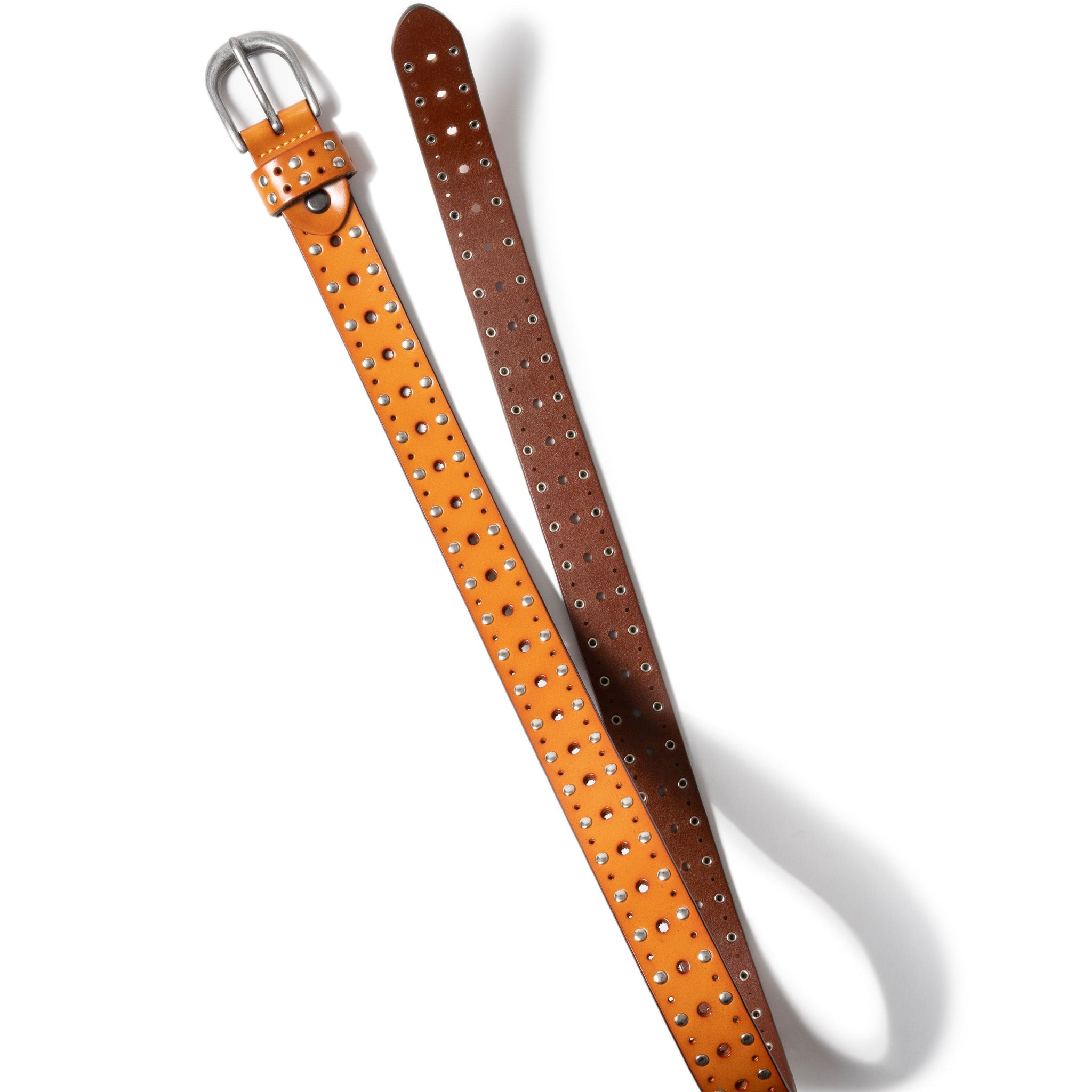 Lagoon Studded Faux Leather Belt