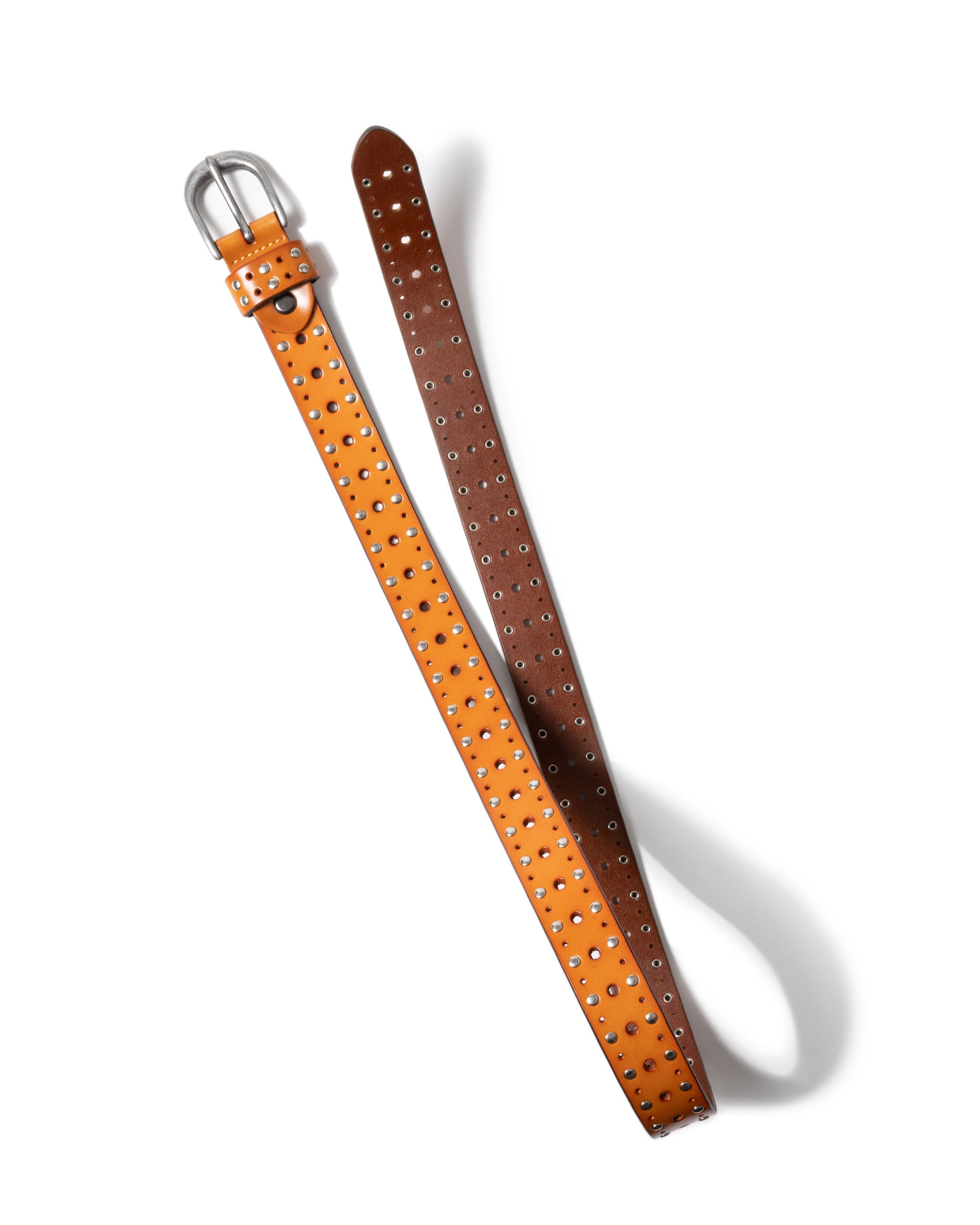 Lagoon Studded Faux Leather Belt