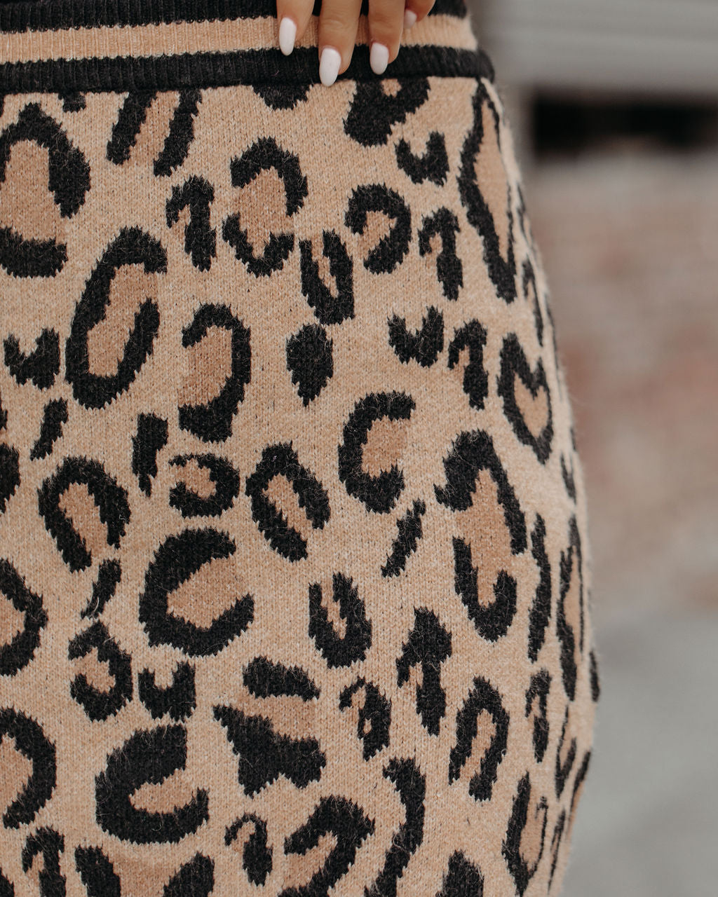 Lorenza Leopard Mini Skirt