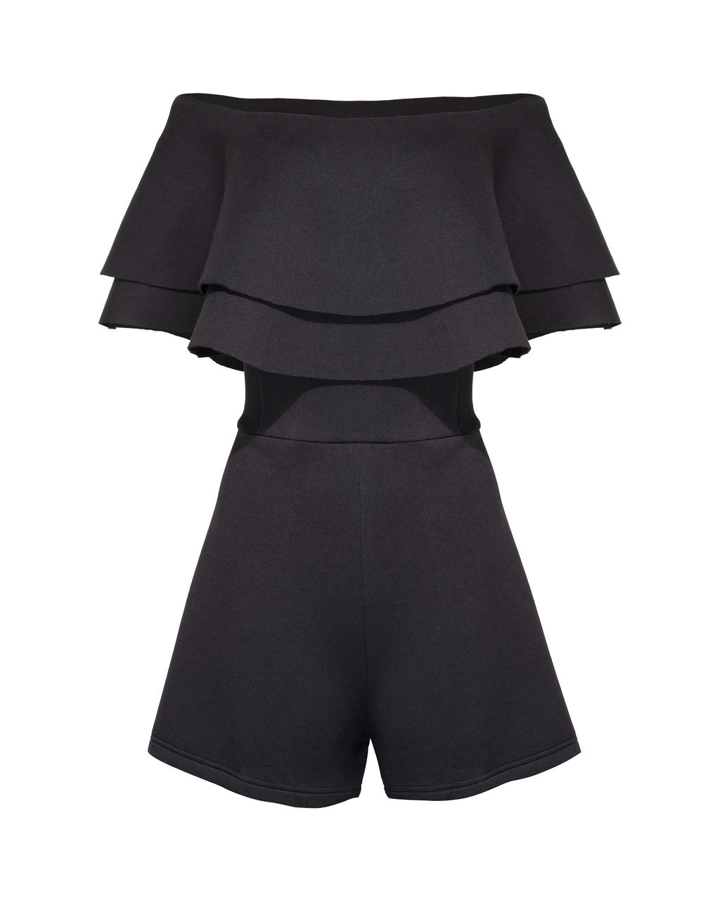 Luella Off The Shoulder Ruffle Romper