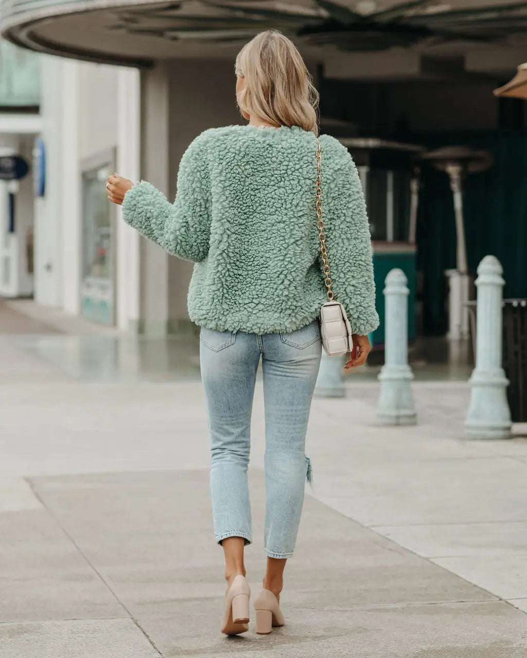 Madrid Pocketed Faux Fur Jacket