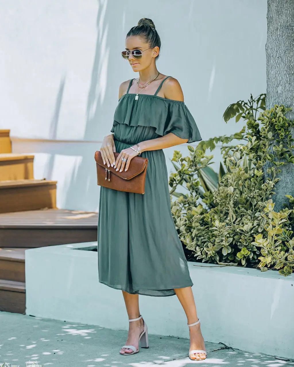 Maelynn Cold Shoulder Jumpsuit