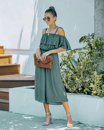 Maelynn Cold Shoulder Jumpsuit