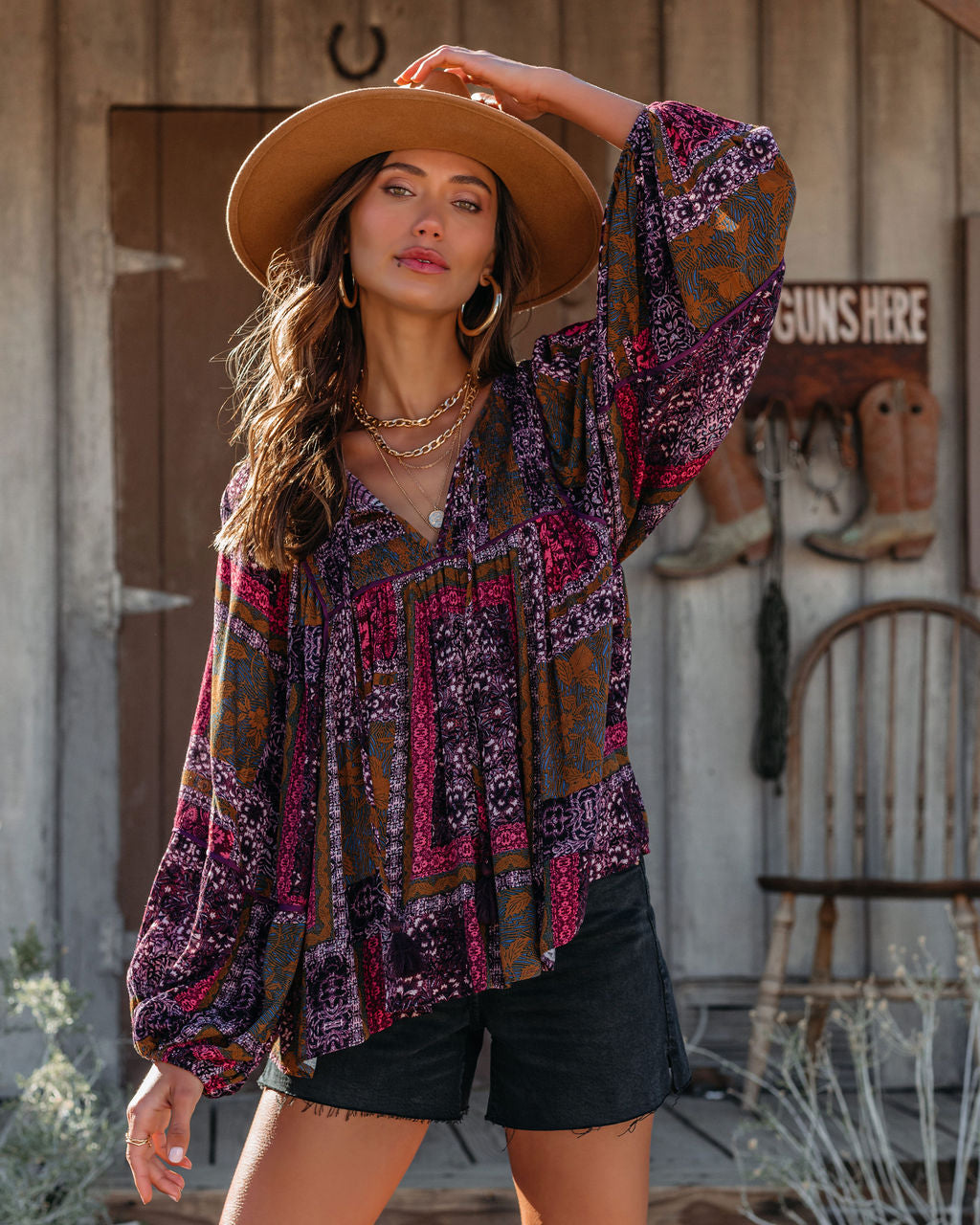 Make Magic Patchwork Tassel Top