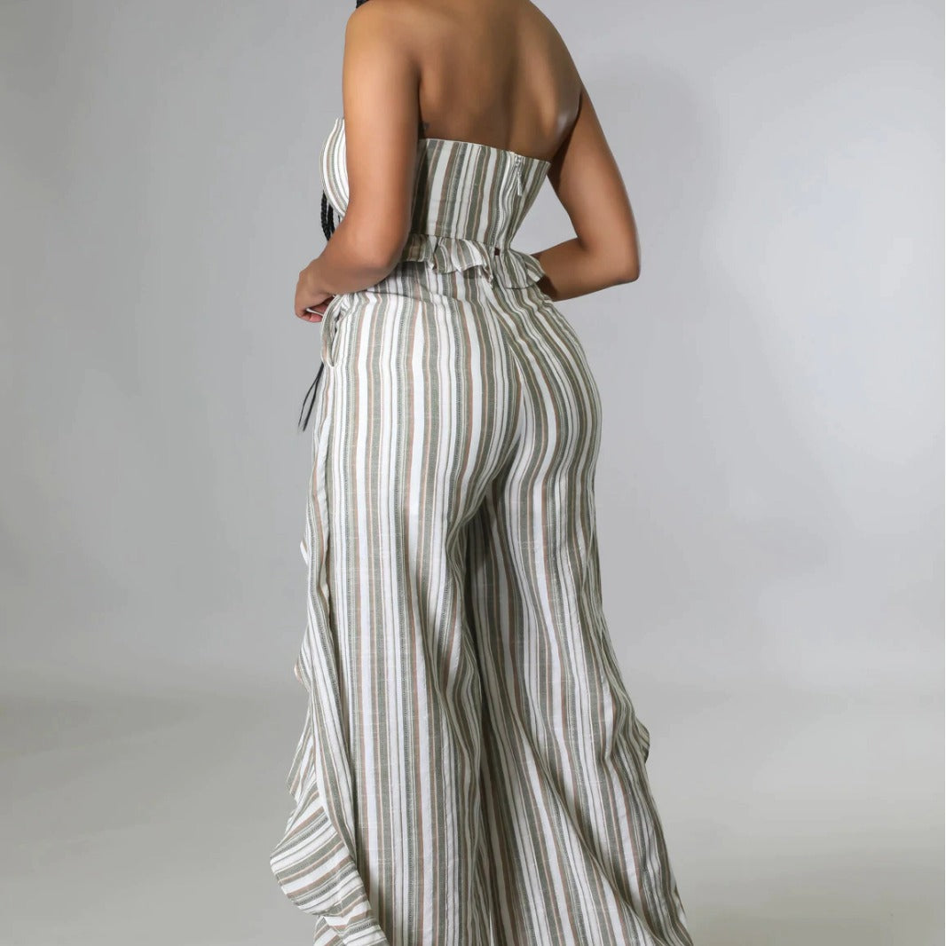 Layne Pocketed Strapless Jumpsuit