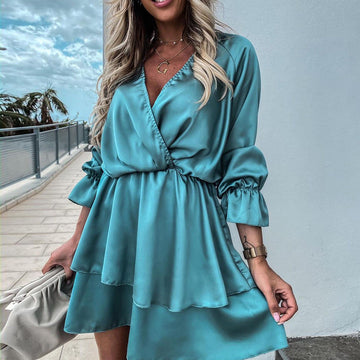 Found Love Pleated Romper - Teal