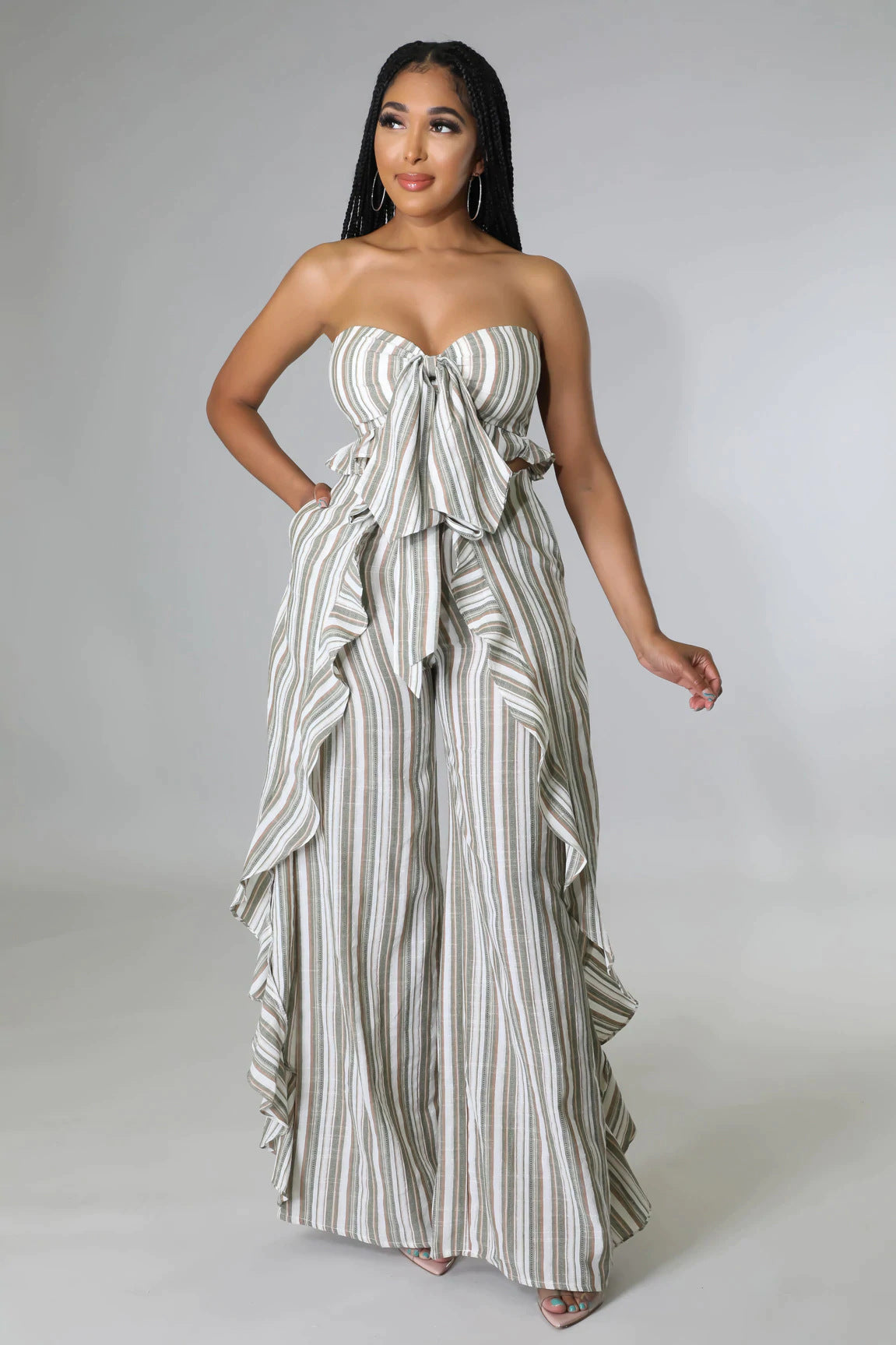 Layne Pocketed Strapless Jumpsuit