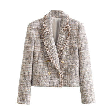 Leighton Tweed Crop Jacket