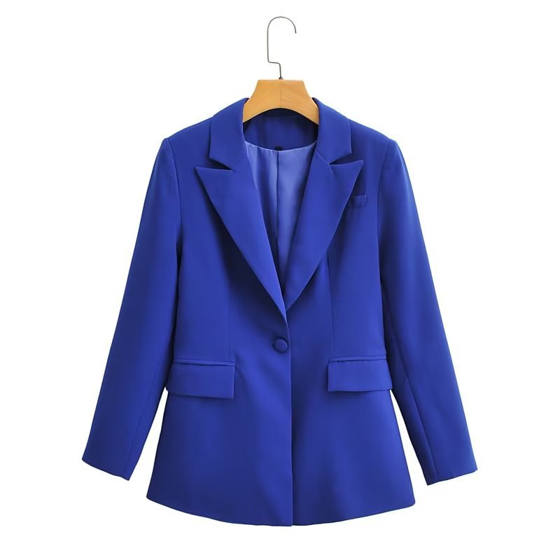 Runway Pocketed Blazer - Kelly Green