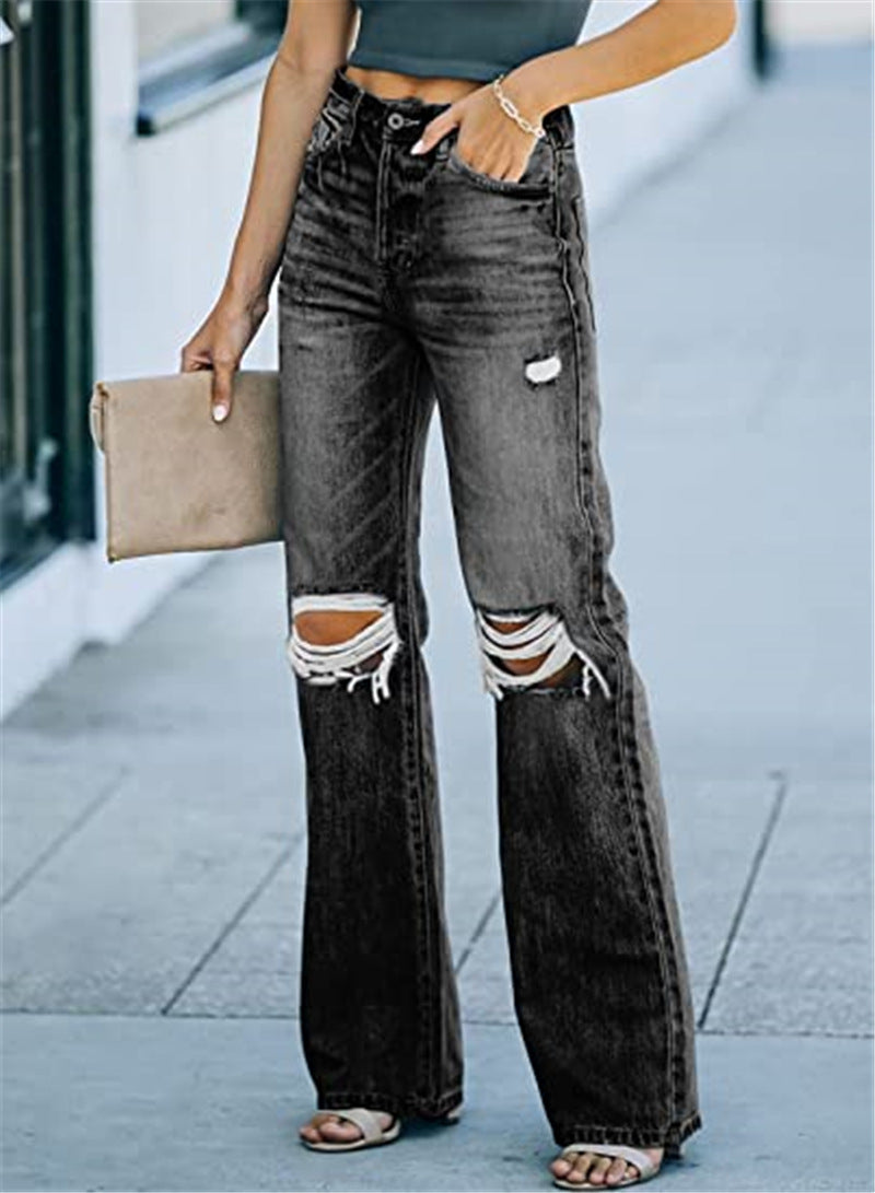 Leslie High Rise 90'S Flare Denim