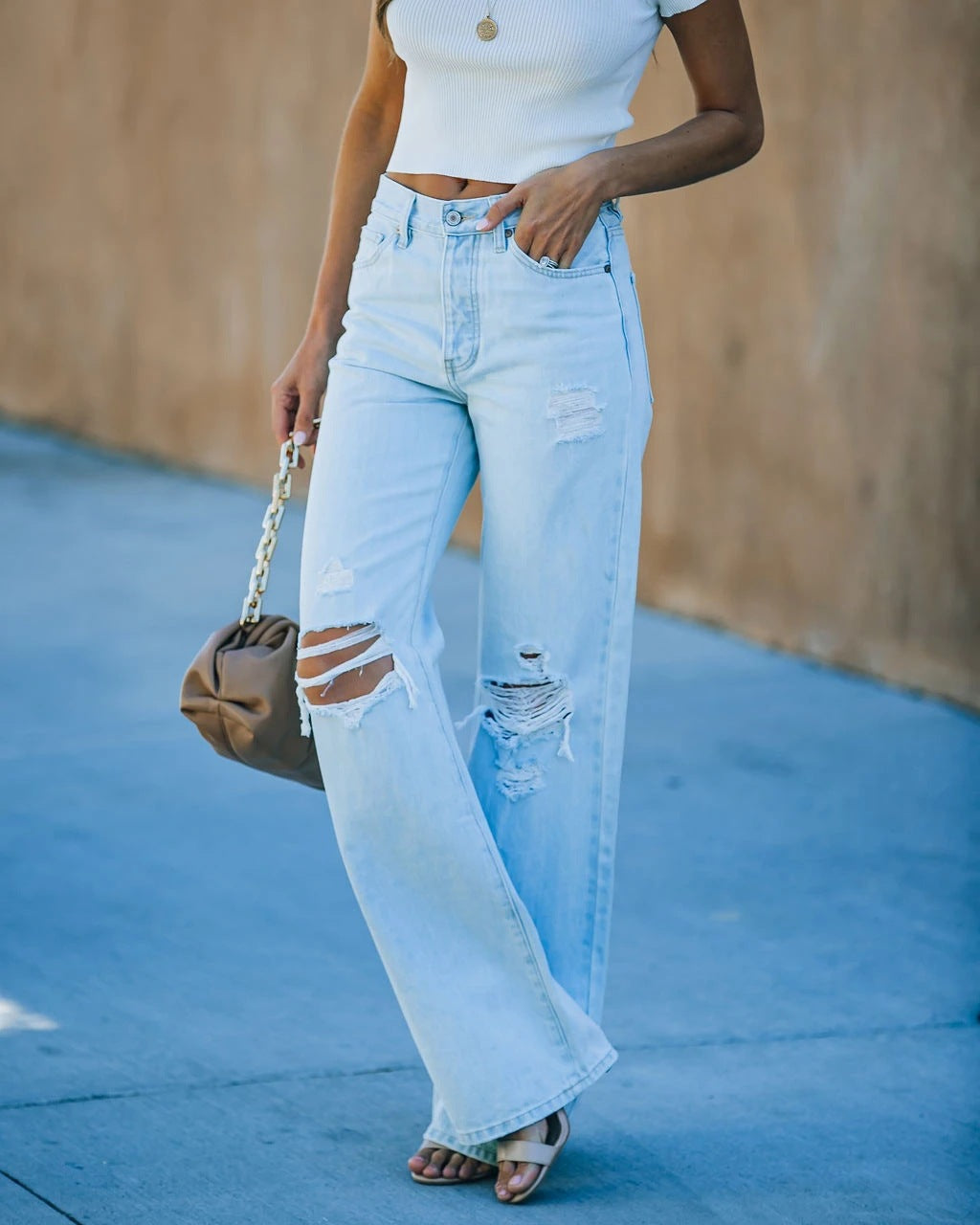 Leslie High Rise 90'S Flare Denim