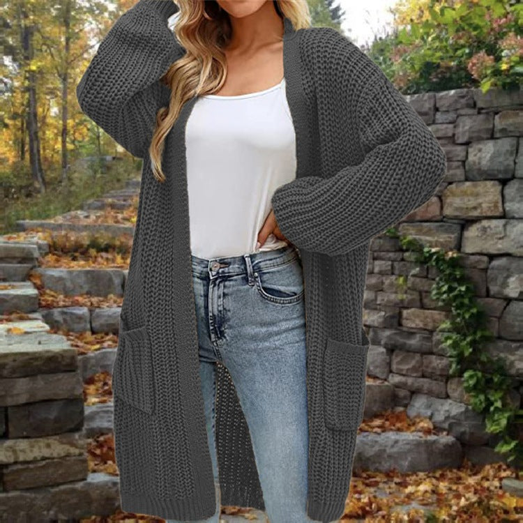 Searles Knit Duster Cardigan - Pale Sage