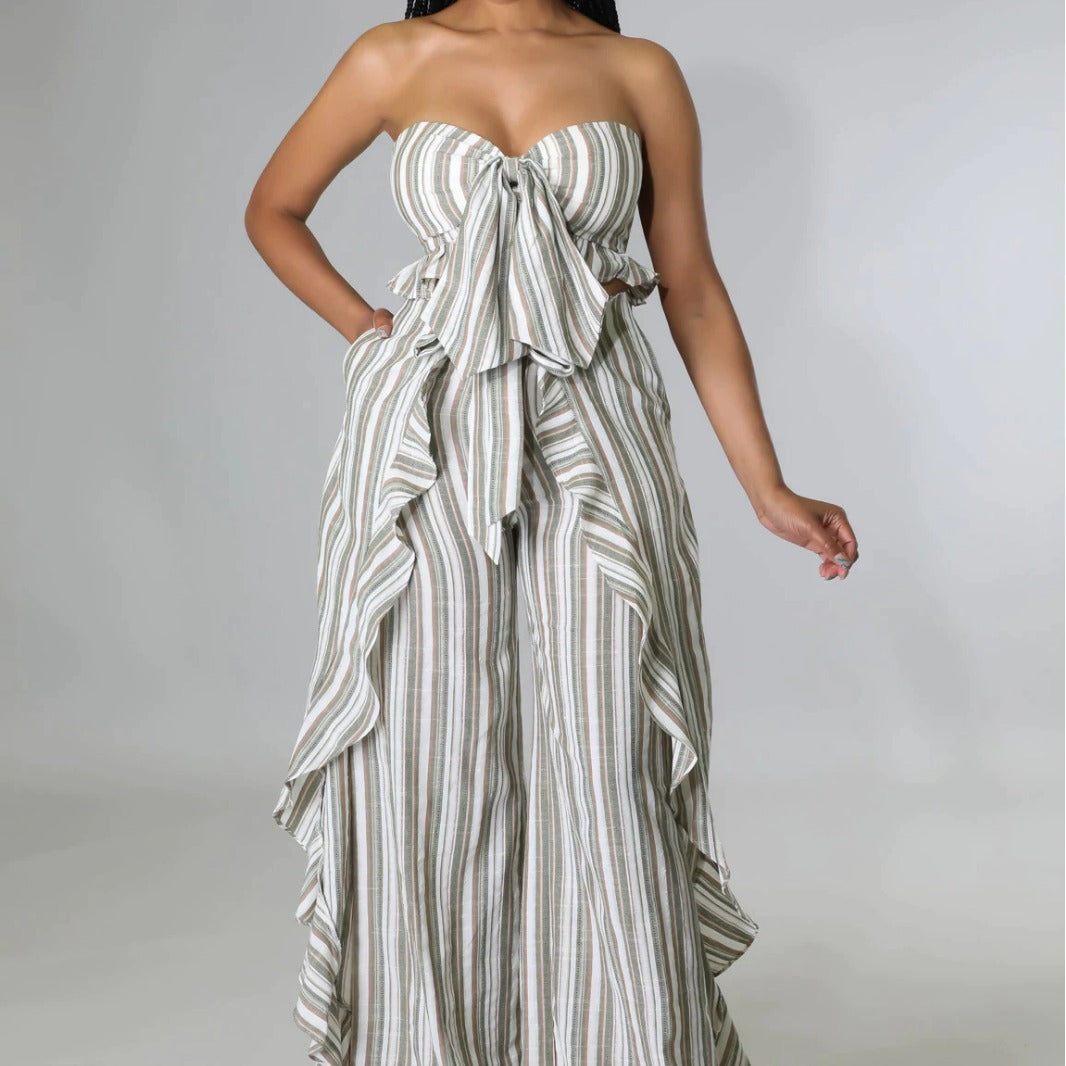 Layne Pocketed Strapless Jumpsuit