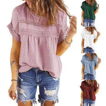 Yanna Lace Babydoll Top - Off White