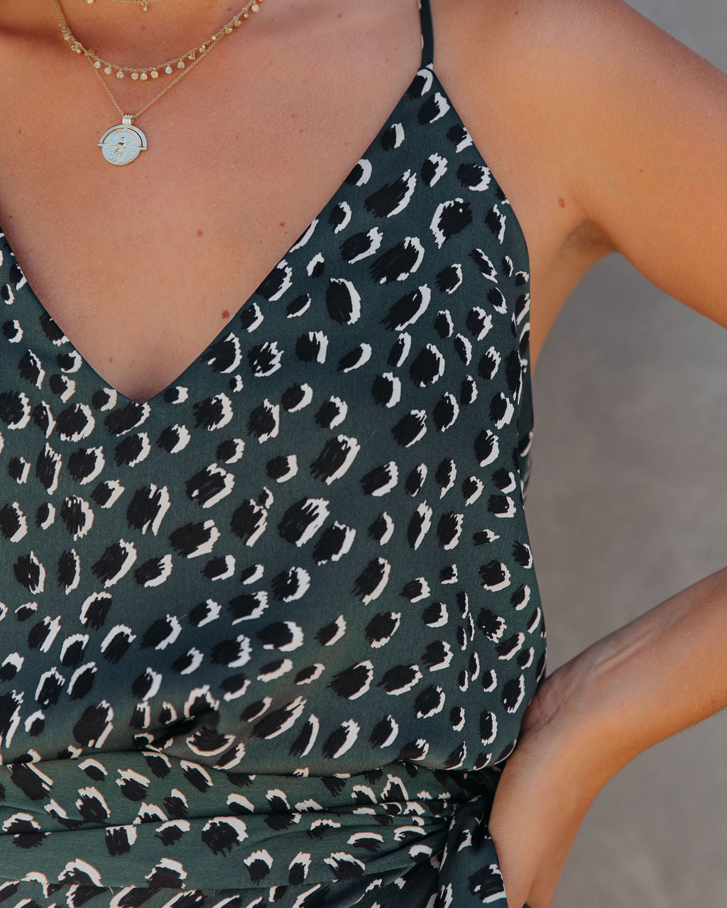 Paniz Printed Racerback Tank