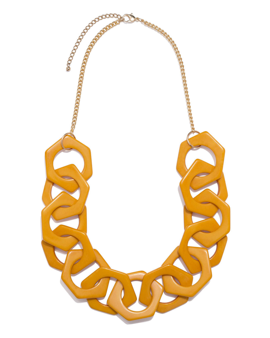 Pascal Statement Necklace - Mustard