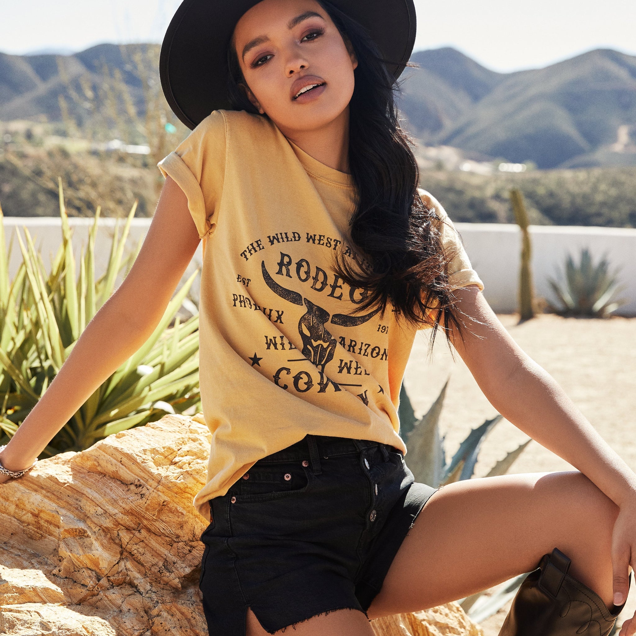 Rodeo Cowboy Cotton Tee