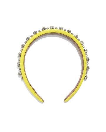 Serenade Embellished Headband - Yellow