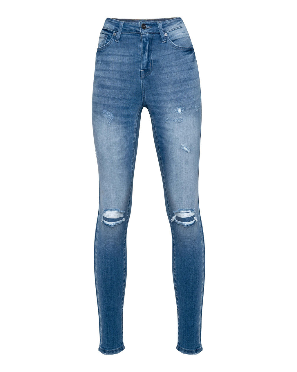 Sicily High Rise Distressed Skinny