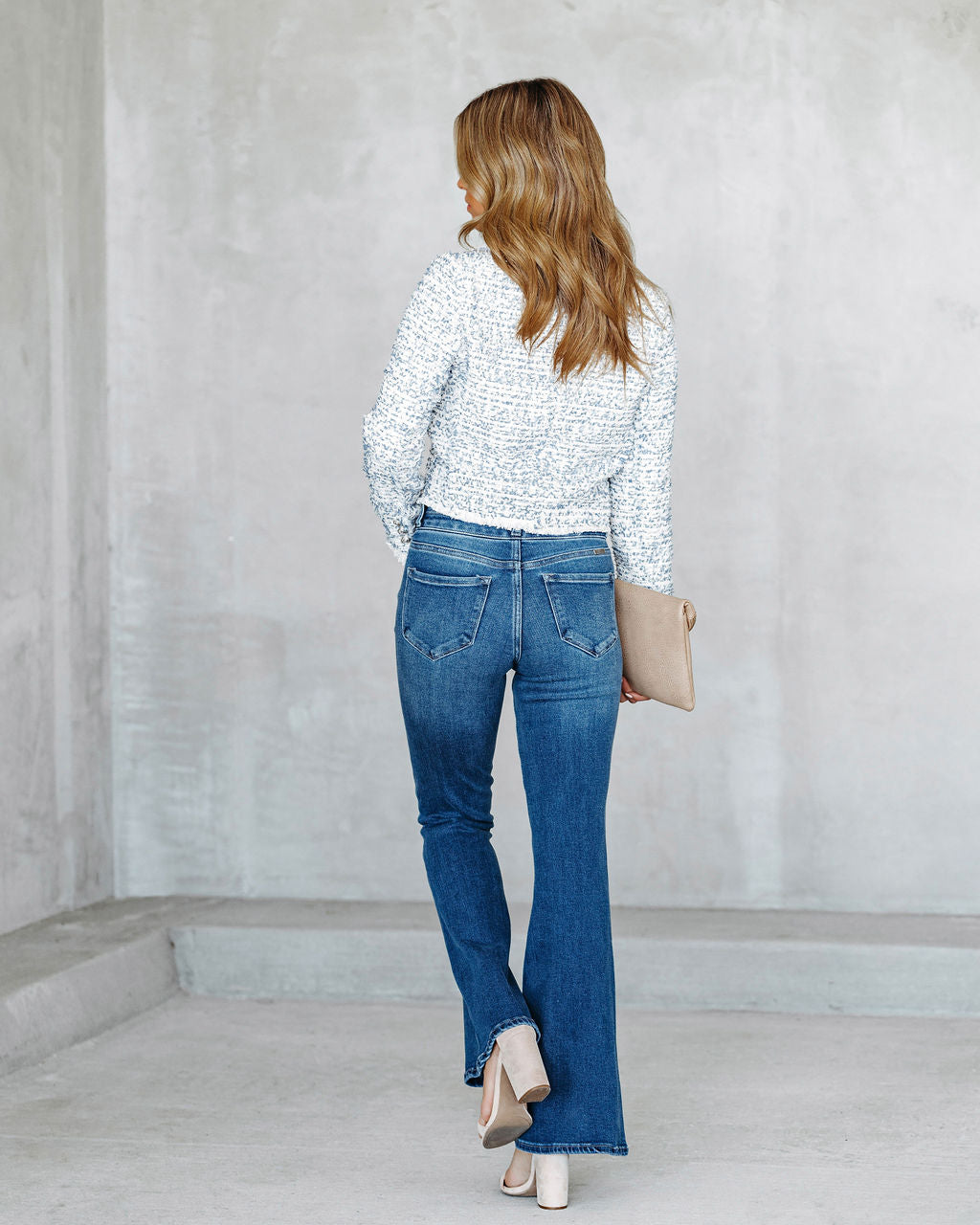 Vida High Rise Flare Denim