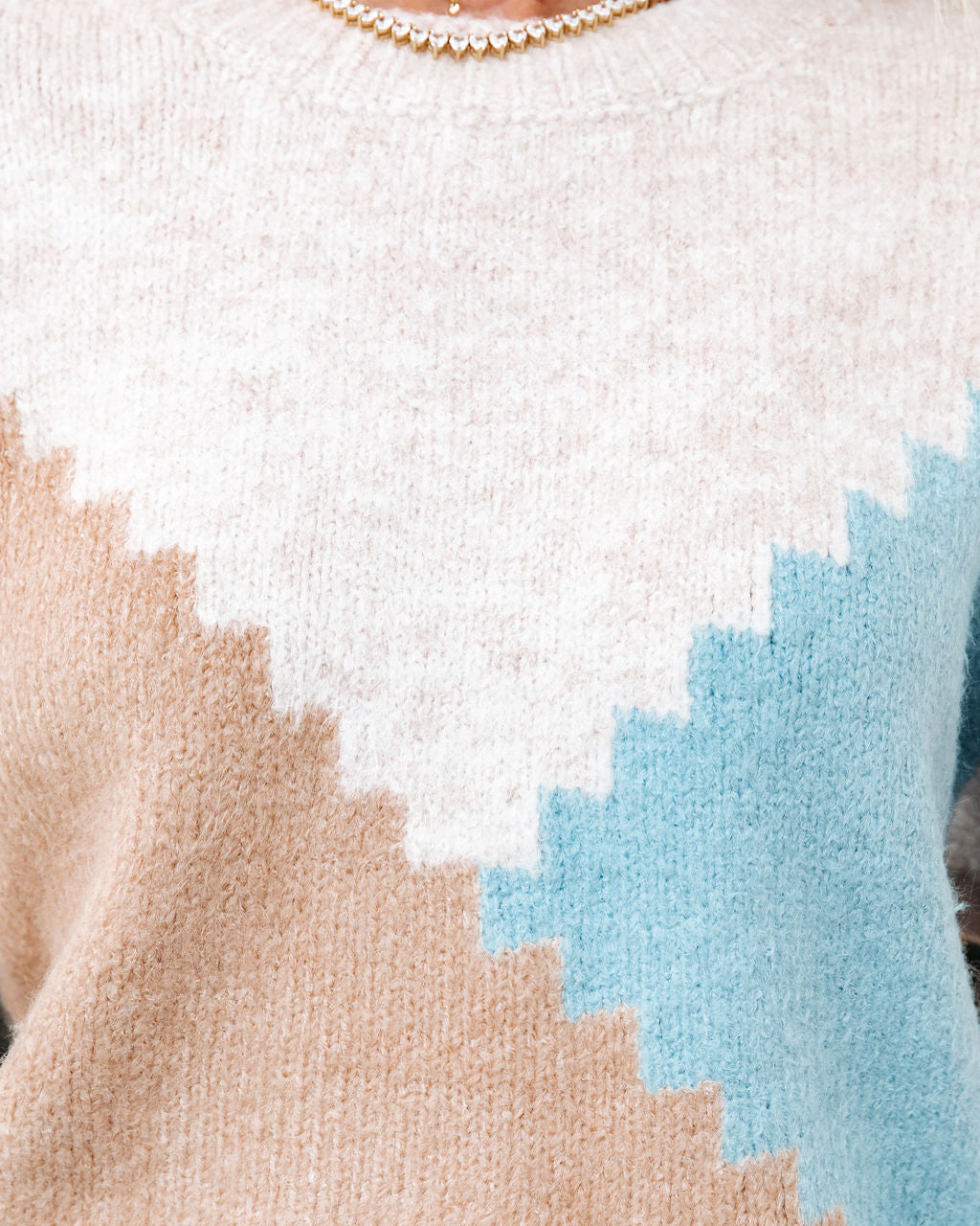 Festive Times Knit Sweater - Beige